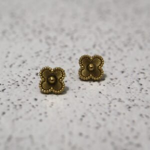 Gold Flowers Earrings