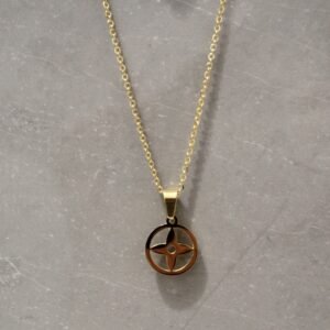 Gold Flower Pendant