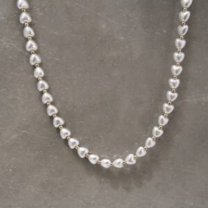 Heart Pearl Necklace