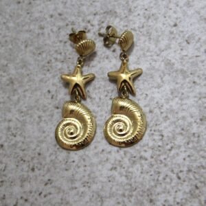 Oceanica Gold Earrings