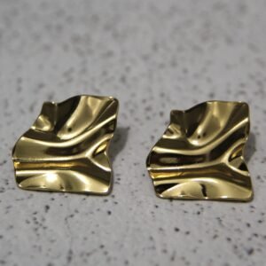Wave Gold Earrings