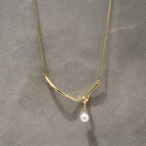 Wave Pearl Pendant
