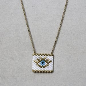White Gaze Pendant