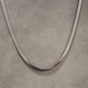 White Snake Necklace