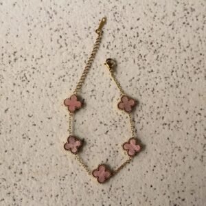 Pink Flowers Bracelet