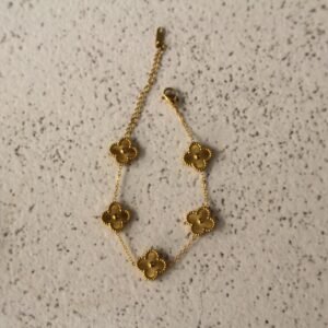 Gold Flowers Bracelet