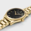 Gift Box Féroce Mini Watch Steel, Black & Chain Bracelet, Gold Colour3