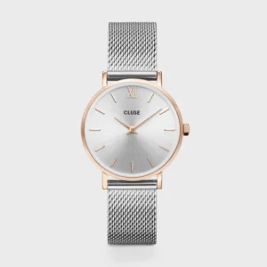Minuit Watch Mesh, Rose Gold Colour, Two-Tone