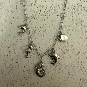 Seafoam White Necklace