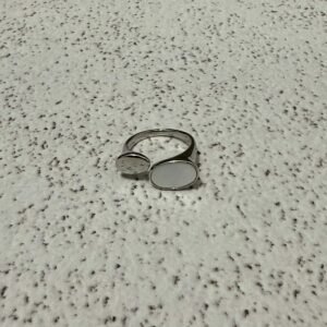 Selene White Ring