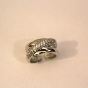 Pavé  Crossover Ring